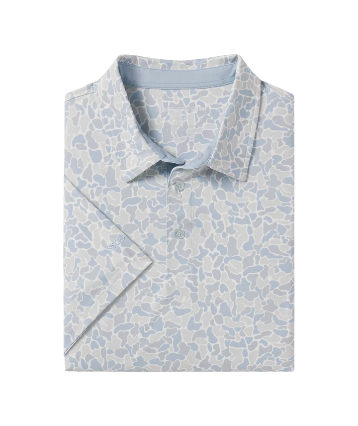 SSCO Men’s Hunters Hideaway Printed Polo - Pale Drift