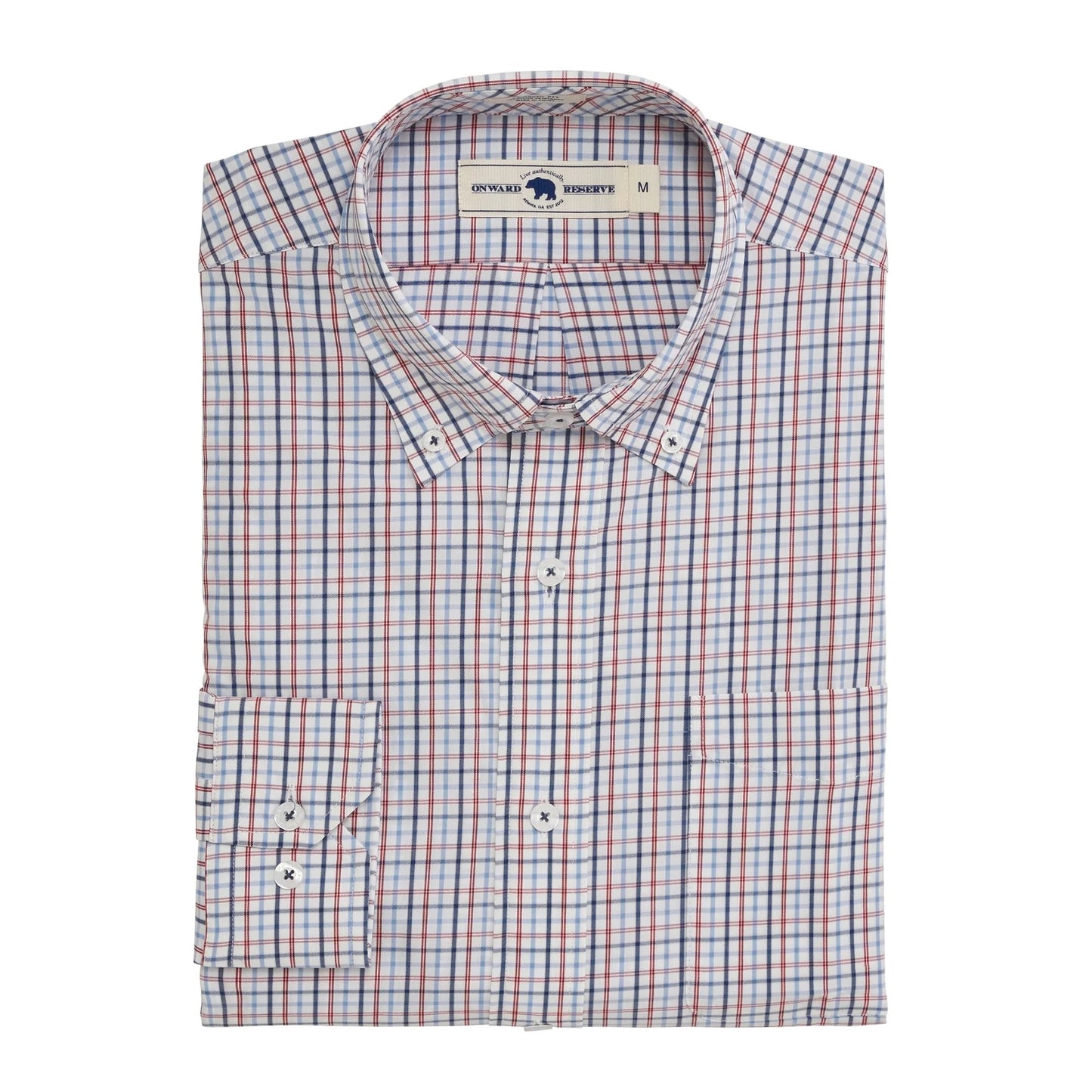 Onward Reserve Hound Classic Fit Performance Shirt - Sundried Tomato