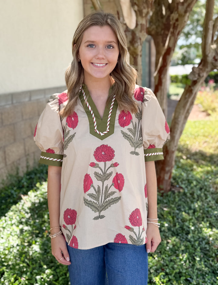 Marlee Floral Top