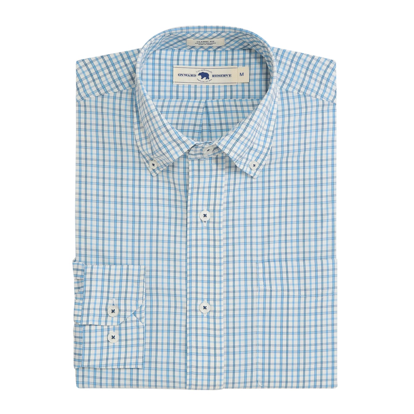 Onward Reserve Board Classic Fit Performance Button Down - Open Air
