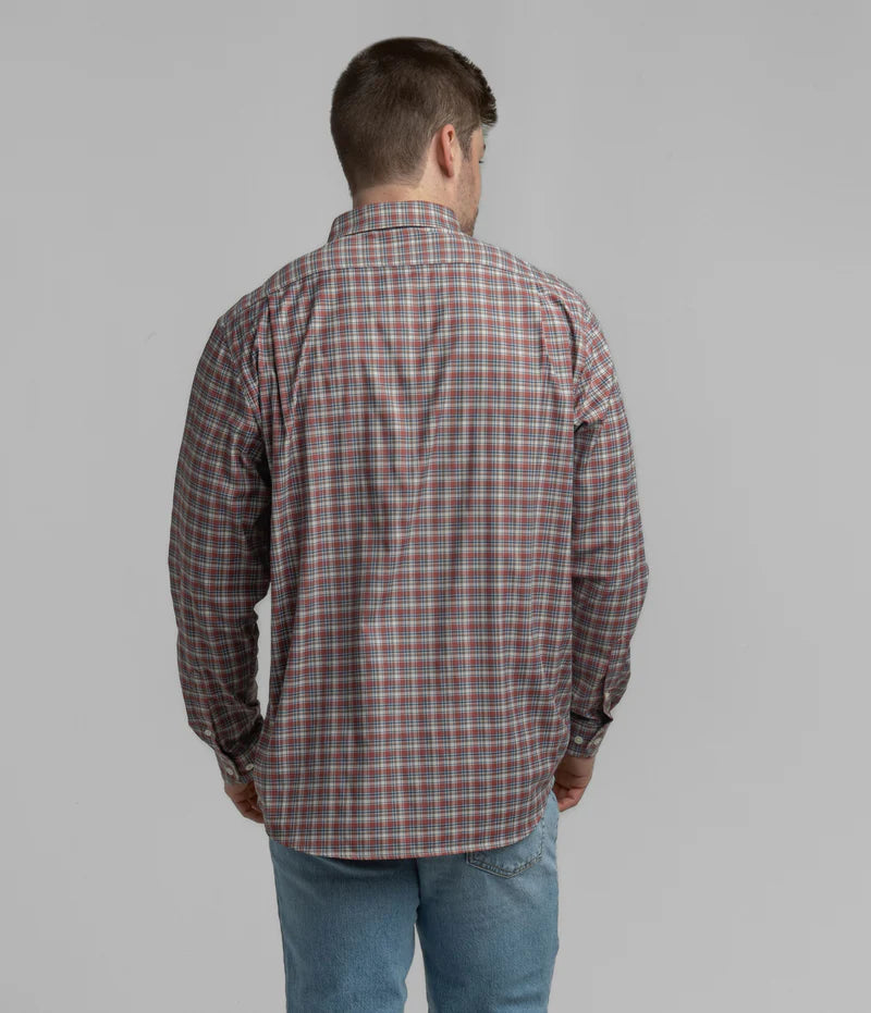 SSCO Men’s Hawthorne Plaid Button Down - Saddle
