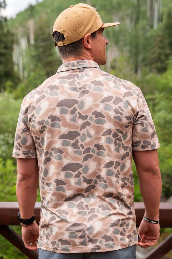 Men’s Burlebo Performance Polo - Pintail Camo