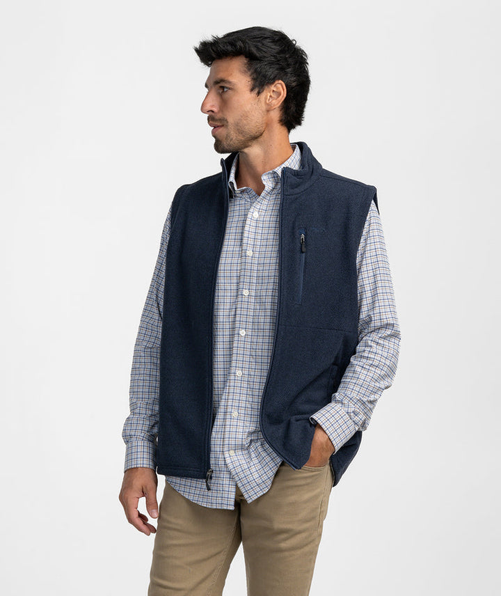 SSCO Men’s Brushline Fleece Vest - Eclipse