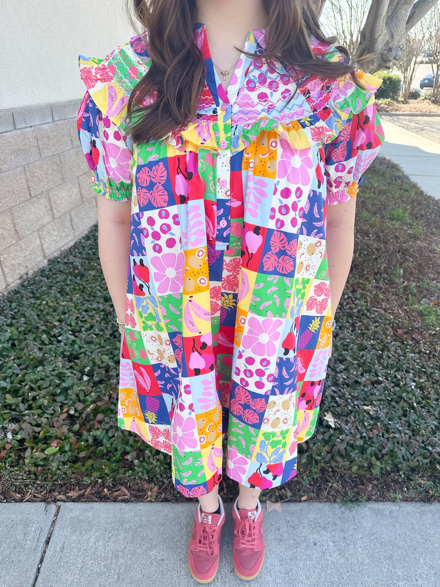 Peppa Fruit Mini Dress