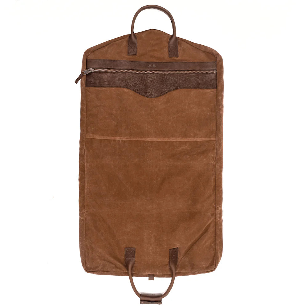 Mission Mercantile Campaign Waxed Canvas Garment Bag