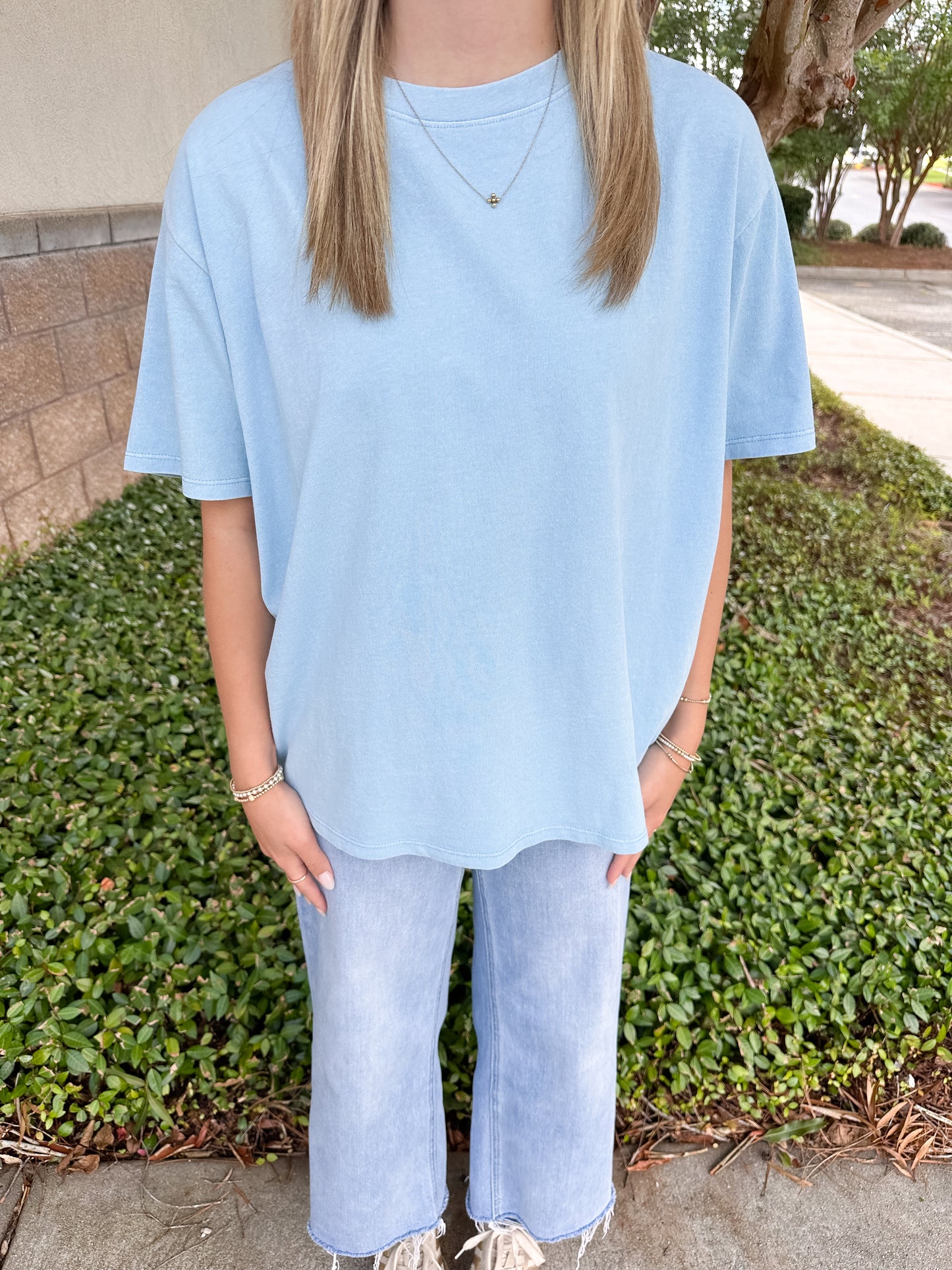 Velma Basic Tee - Blue