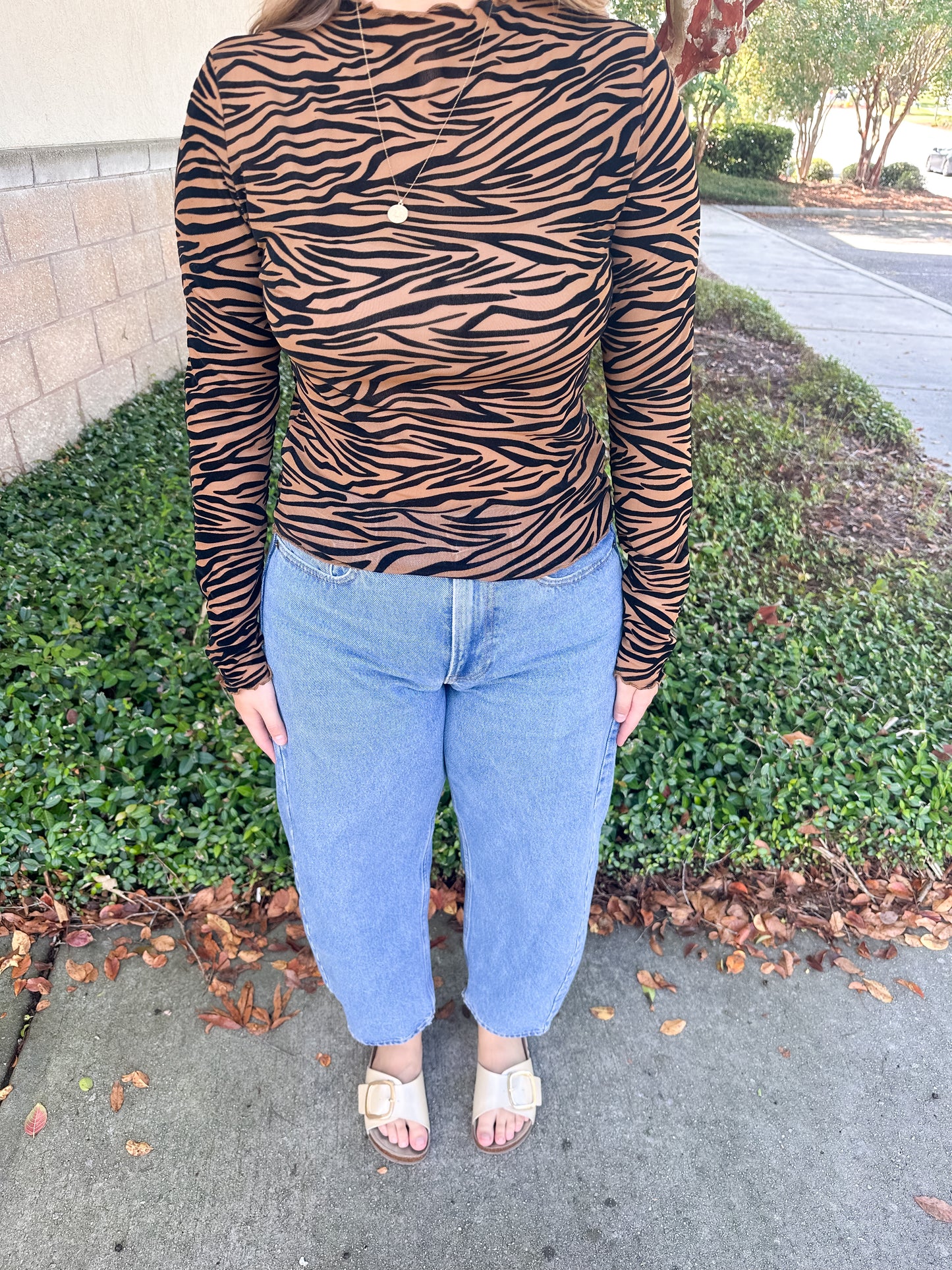 Zola Mesh Top