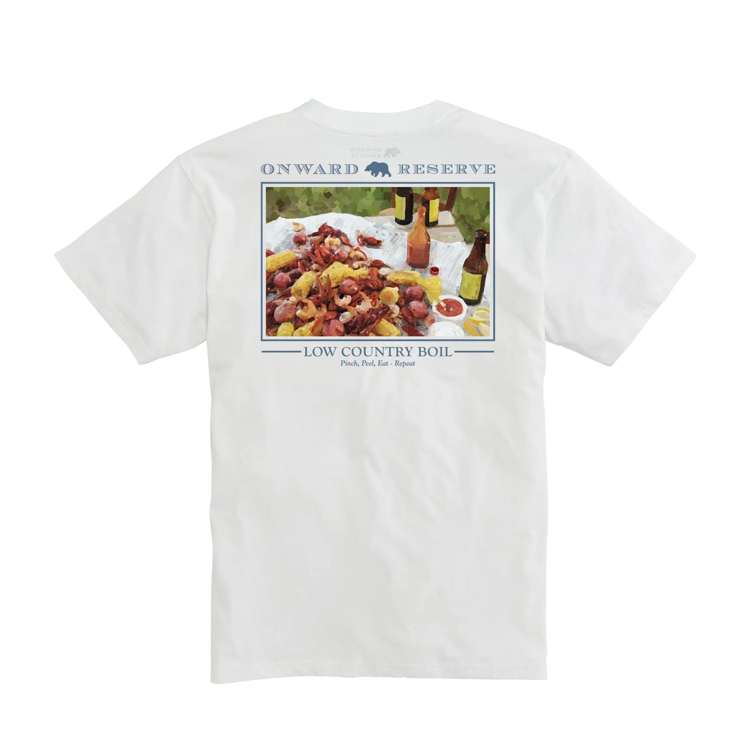 Onward Reserve Low Country S/S Pocket T-Shirt - White