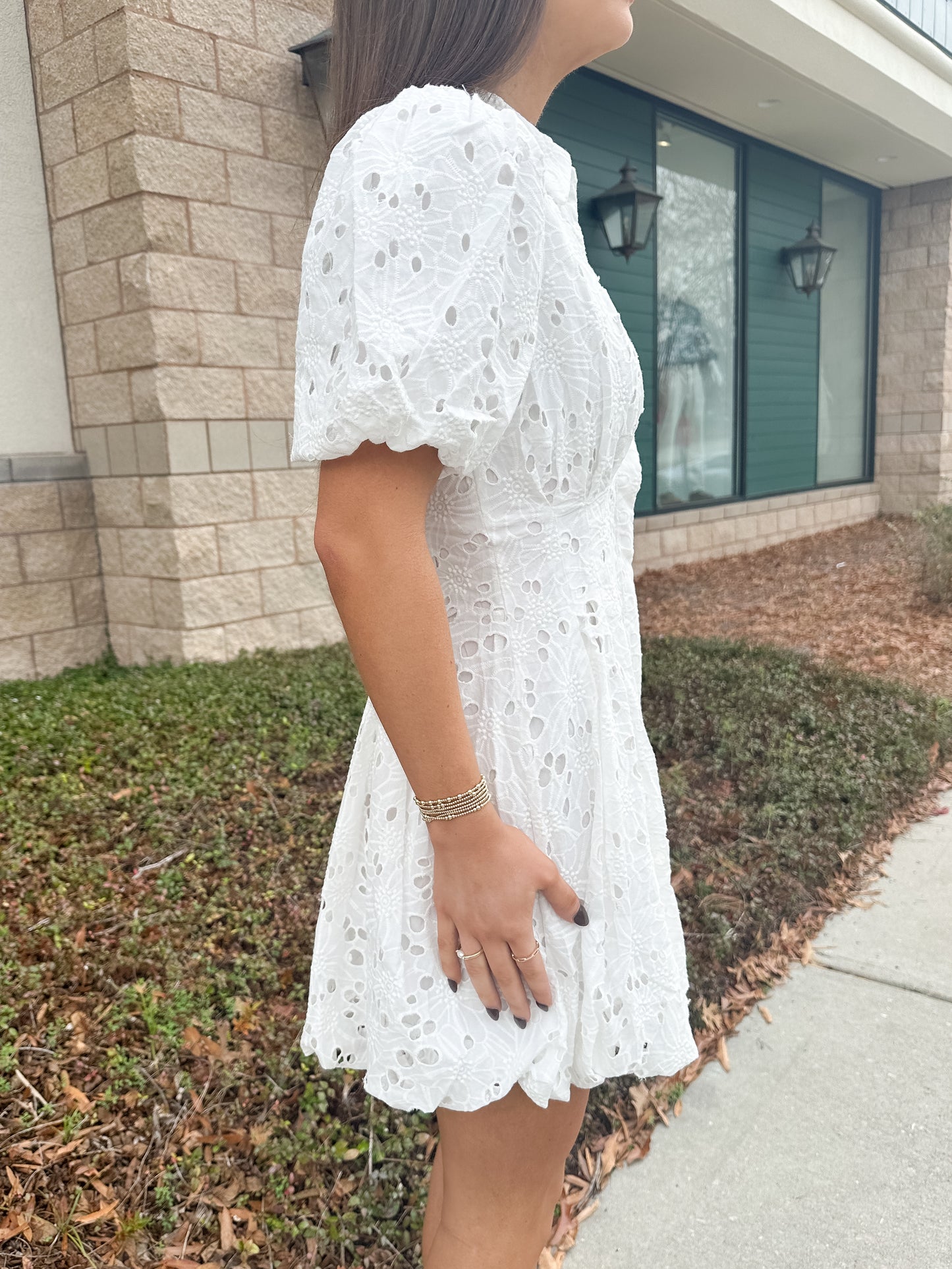 Lillian Eyelet Dress