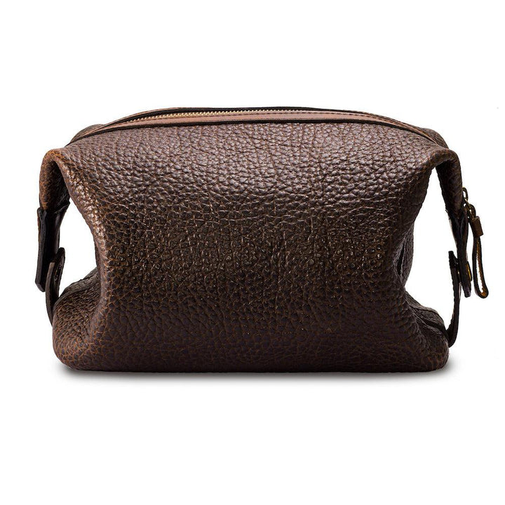 Mission Mercantile Theodore Leather Toiletry Wash Bag