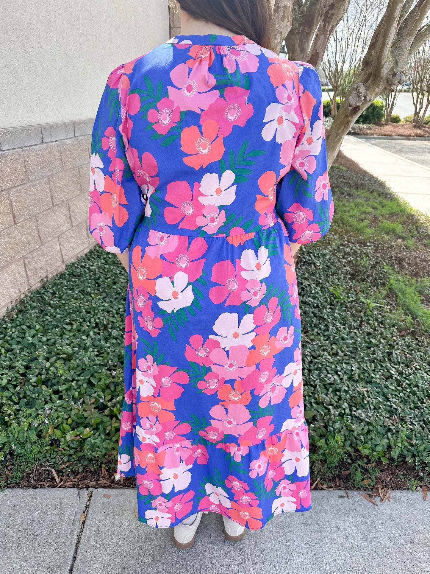 Riley Dress - Petal Pop Blue