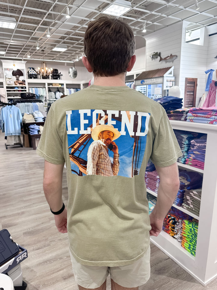 Old Row The Chuck Charity Legend S/S Pocket T-Shirt - Khaki
