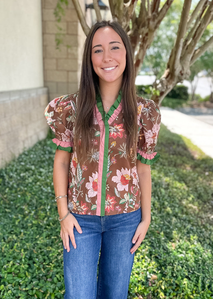 Jackie Floral Top