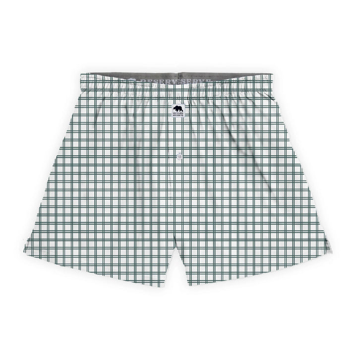 Onward Reserve Tattersall Performance Boxer-In-A-Bag - Mallard Green