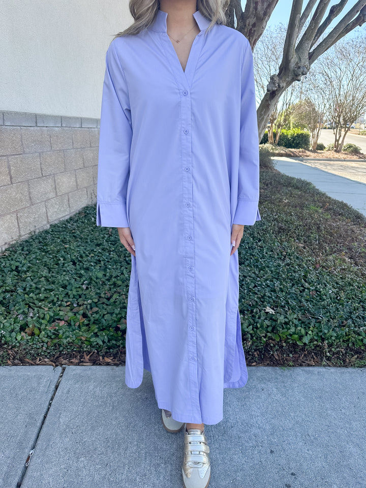 Savannah Basic Maxi Dress - Periwinkle