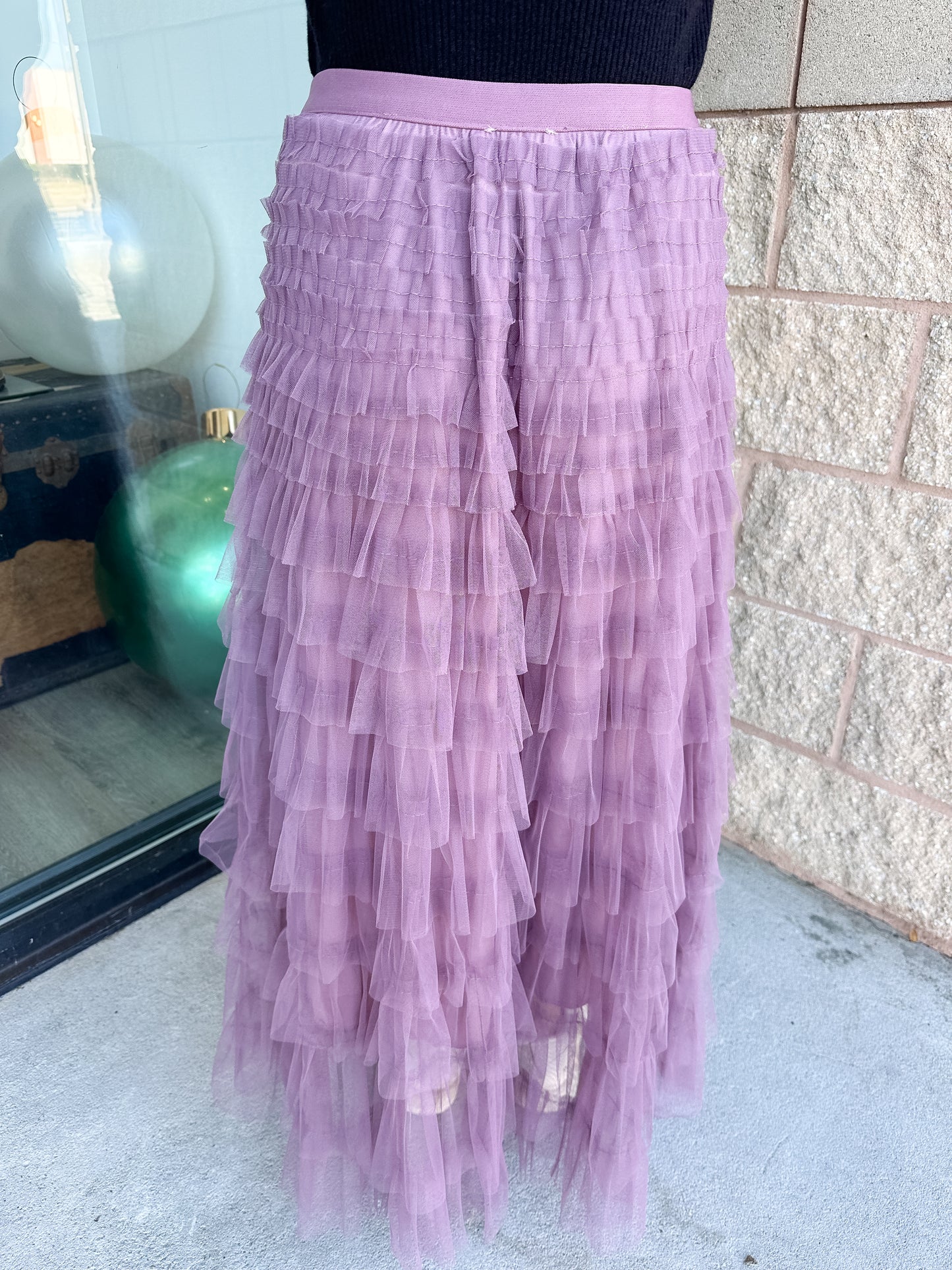 Jasmine Tulle Midi Skirt
