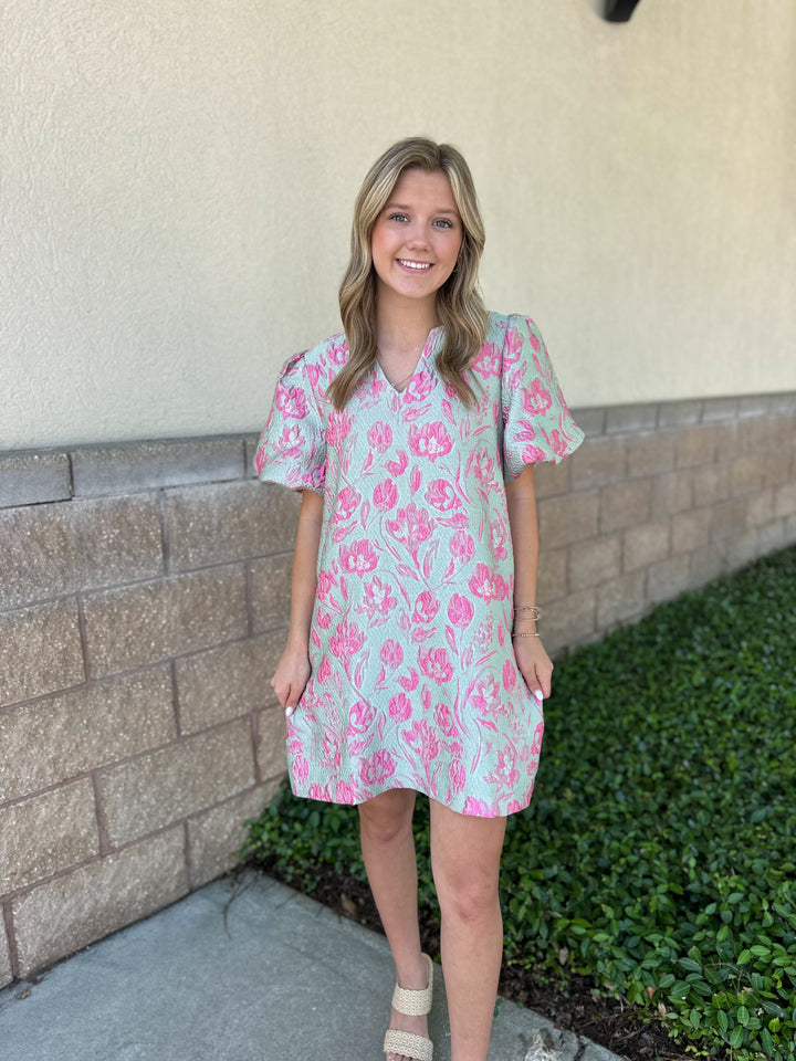 Jessamine Jacquard Dress