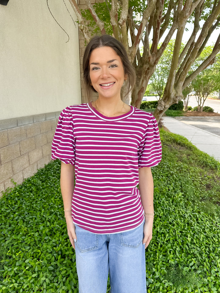 Sawyer Top - Magenta