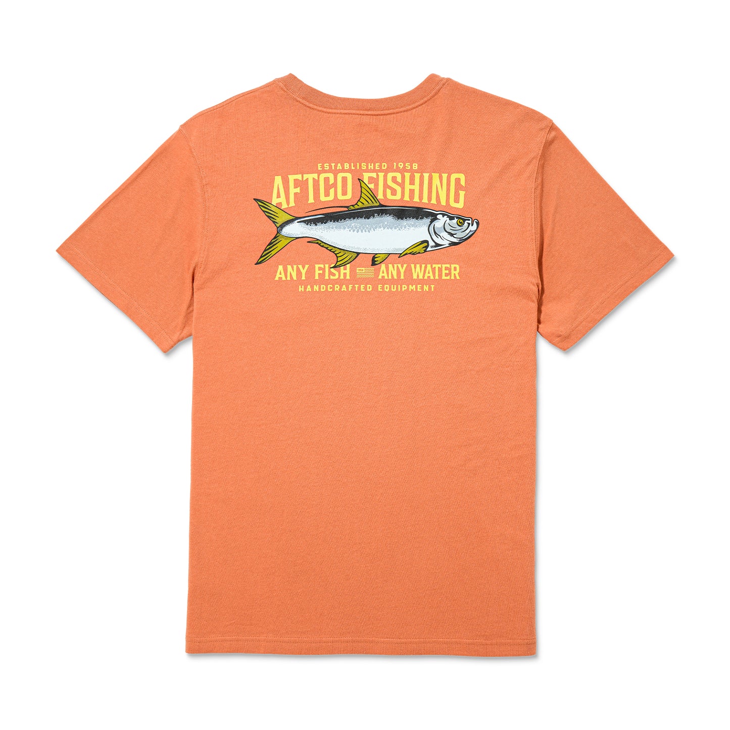 Aftco Men’s Big Scale S/S T-Shirt - Melon