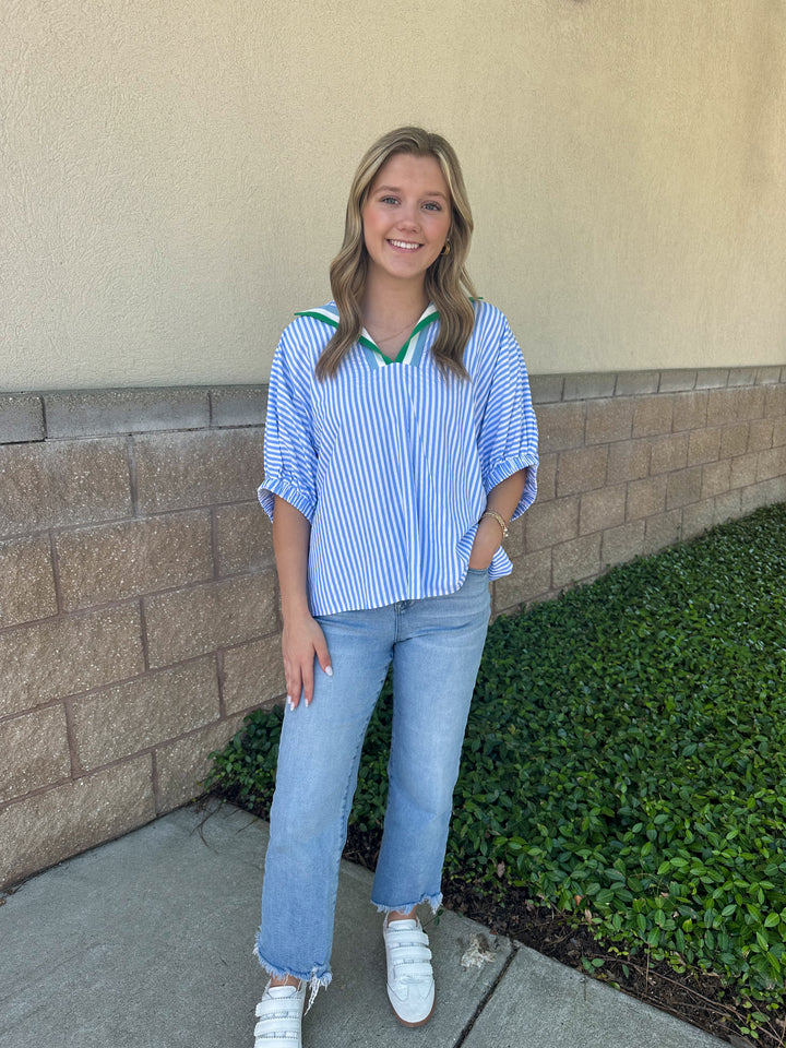 Steph Striped Top