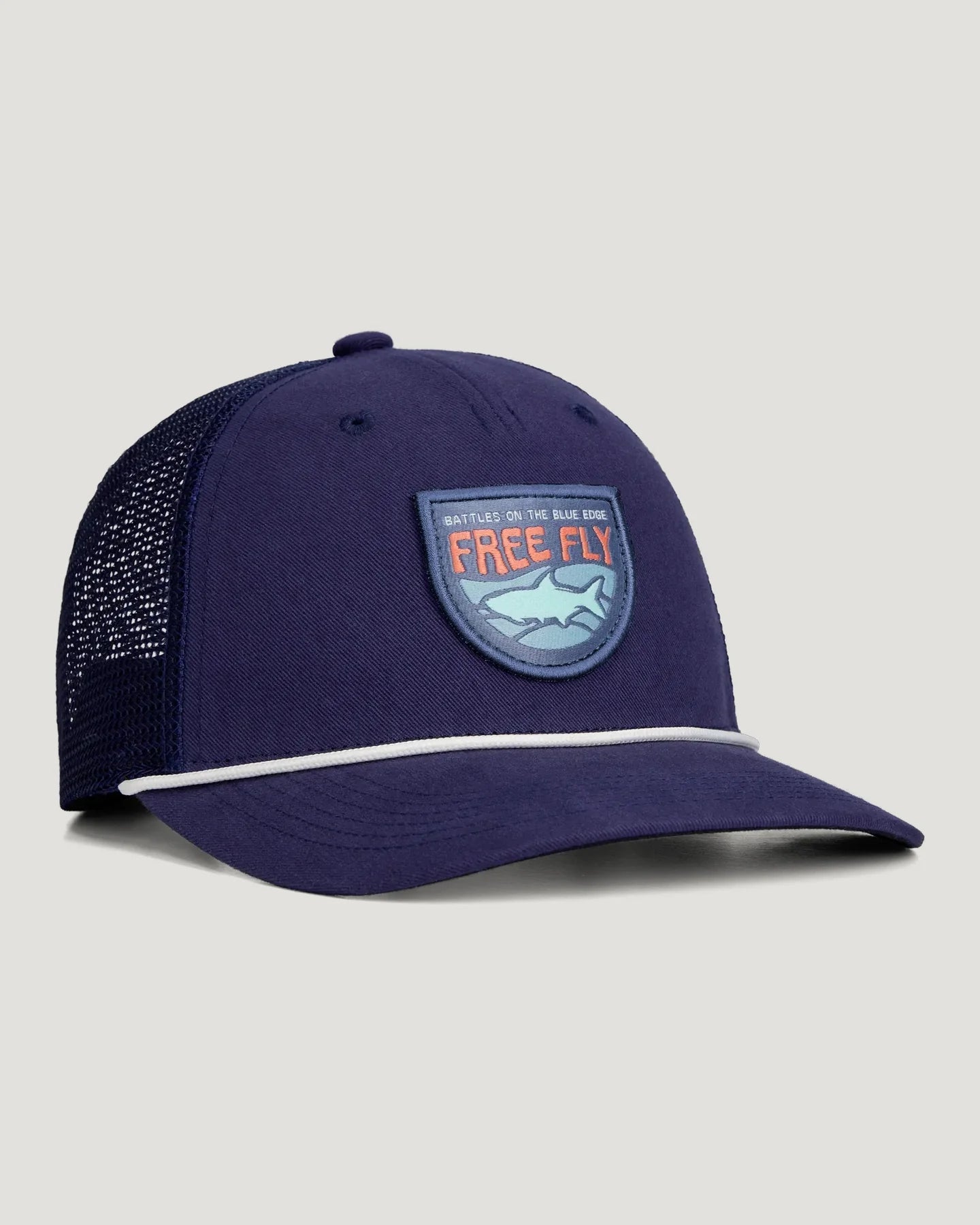 Free Fly Youth Blue Edge Trucker Hat - Deep Navy