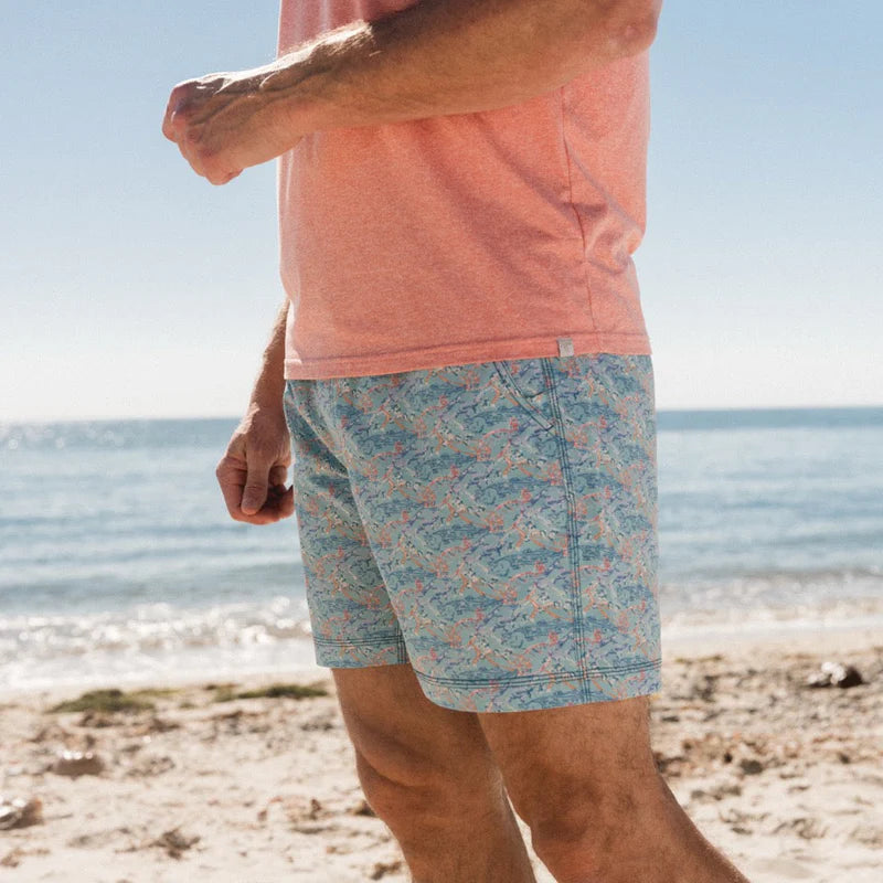 Genteal S26 Marina Performance Swim Shorts - Teal Shoreline Catch