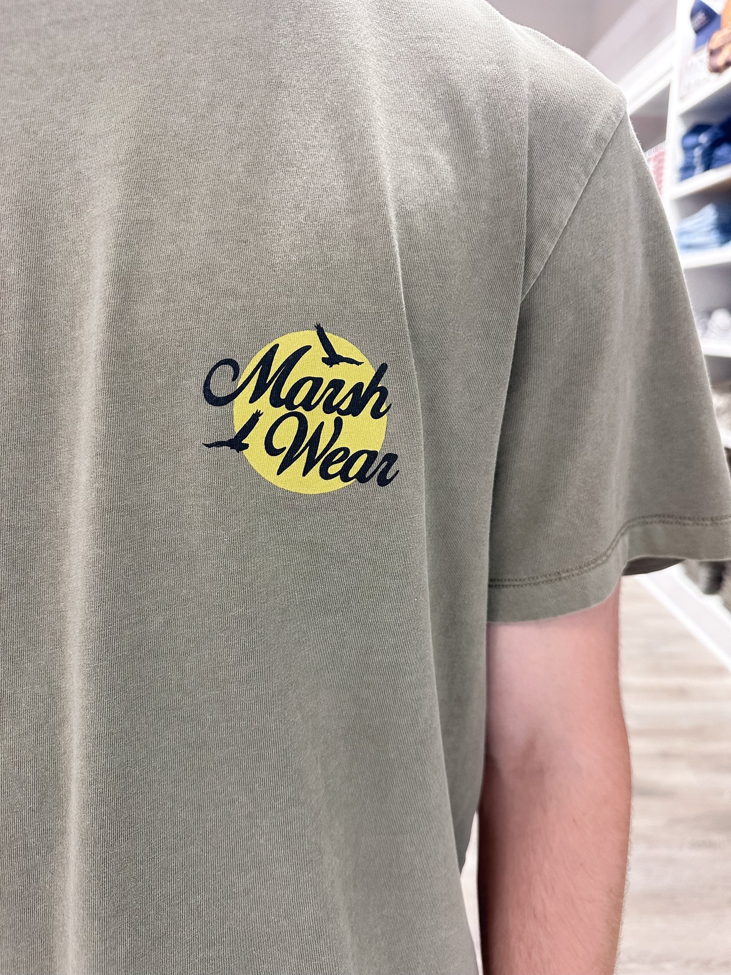 Marsh Wear Men’s S26 Buck Fever S/S T-Shirt - Vintage Moss