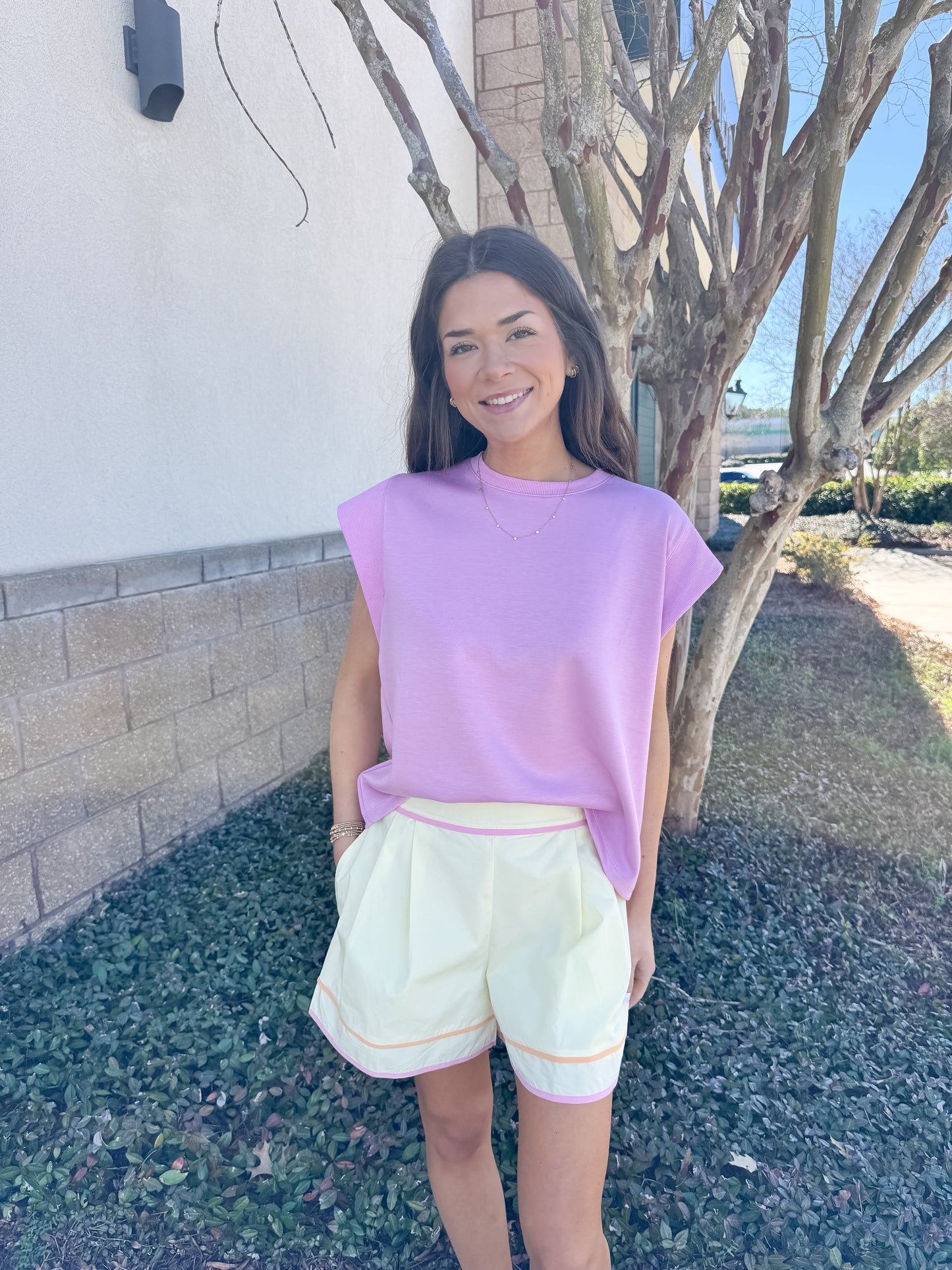 Harbor Line Poplin Shorts