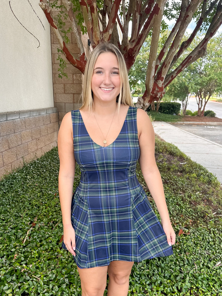 Patricia Plaid Active Dress