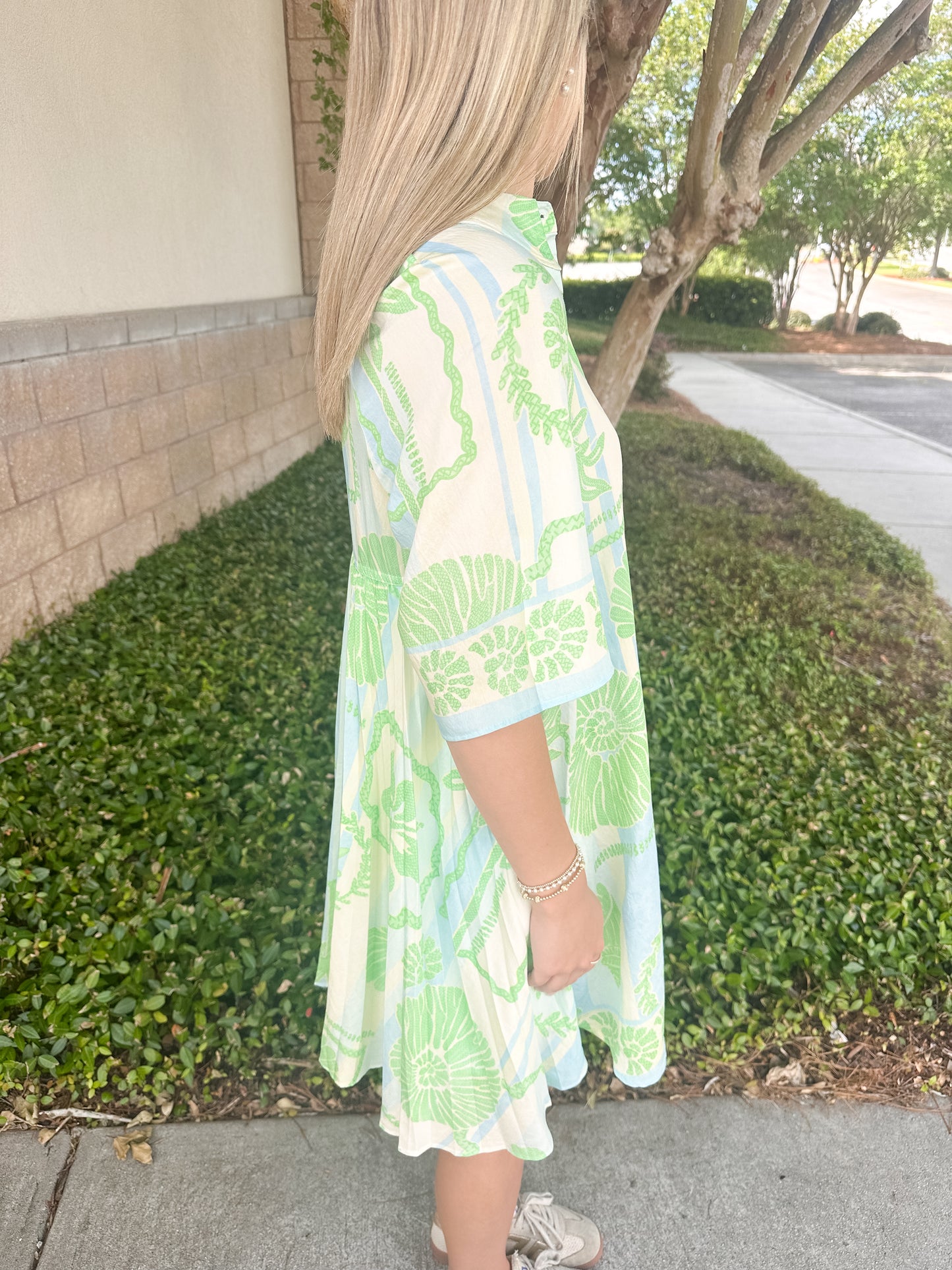 Sea Breeze Shirt Dress