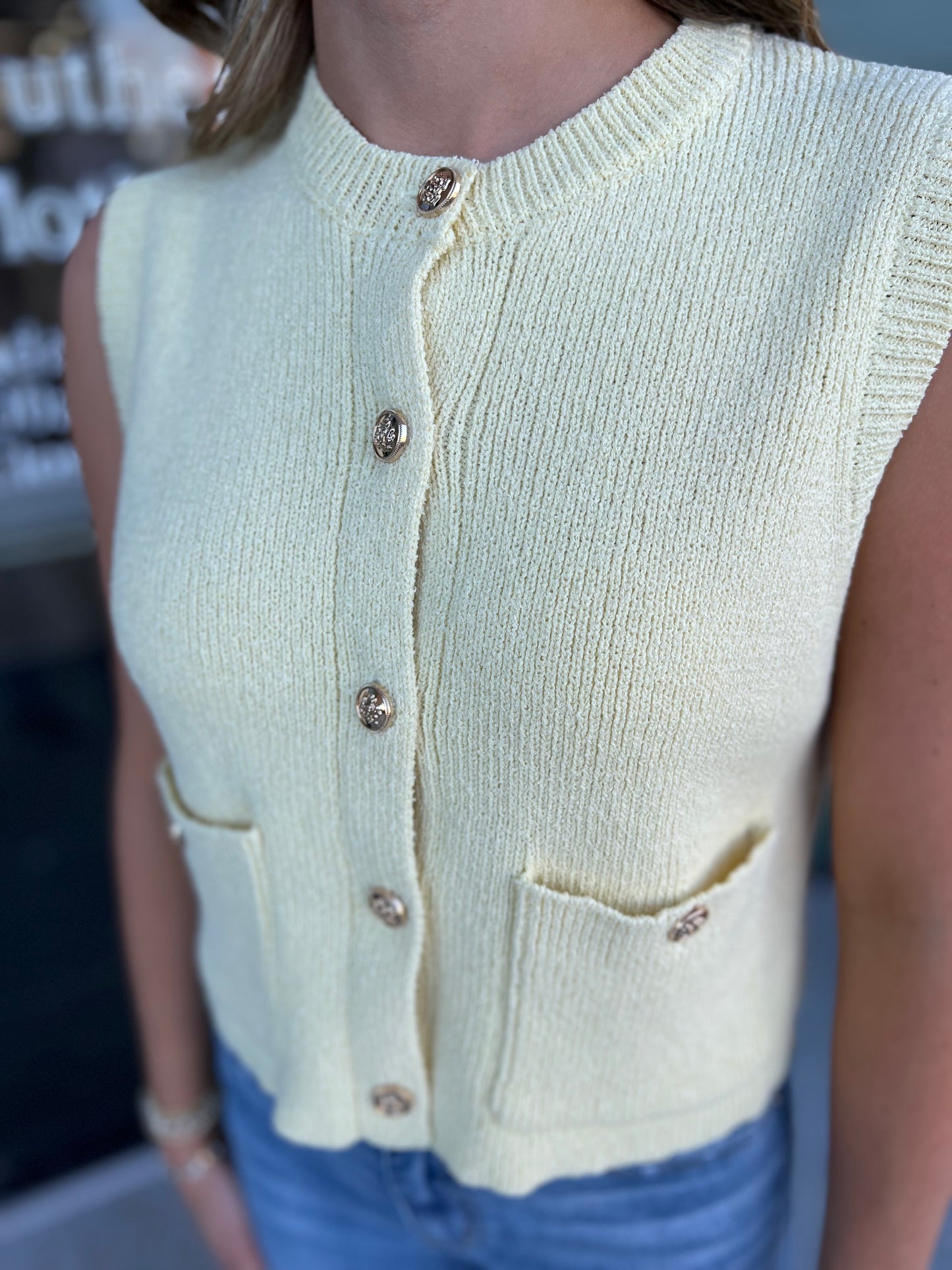 Marigold Sweater Vest