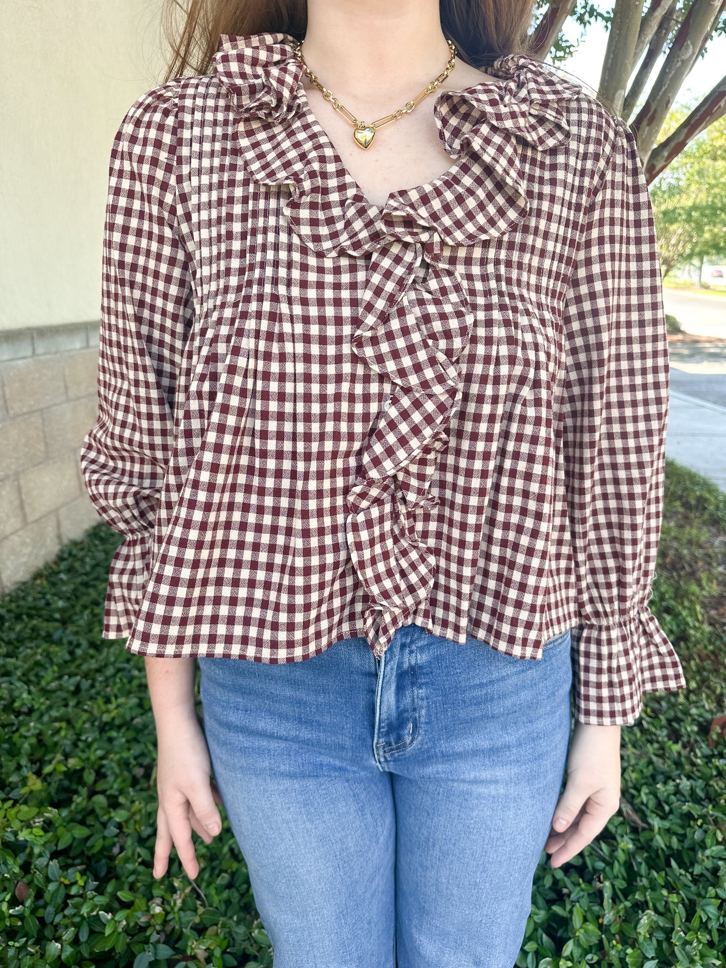 Carol Gingham Top