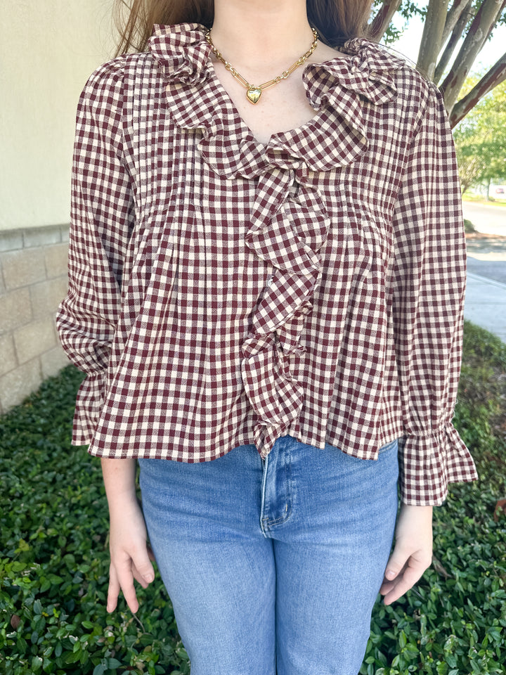 Carol Gingham Top