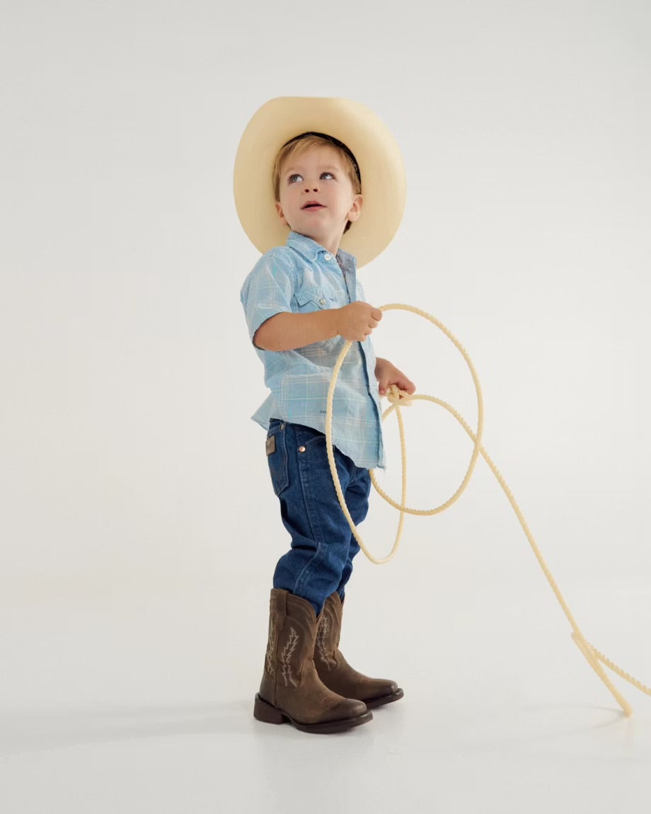 Tecovas Toddler The Doc Cowboy Boot - Cafe Goat