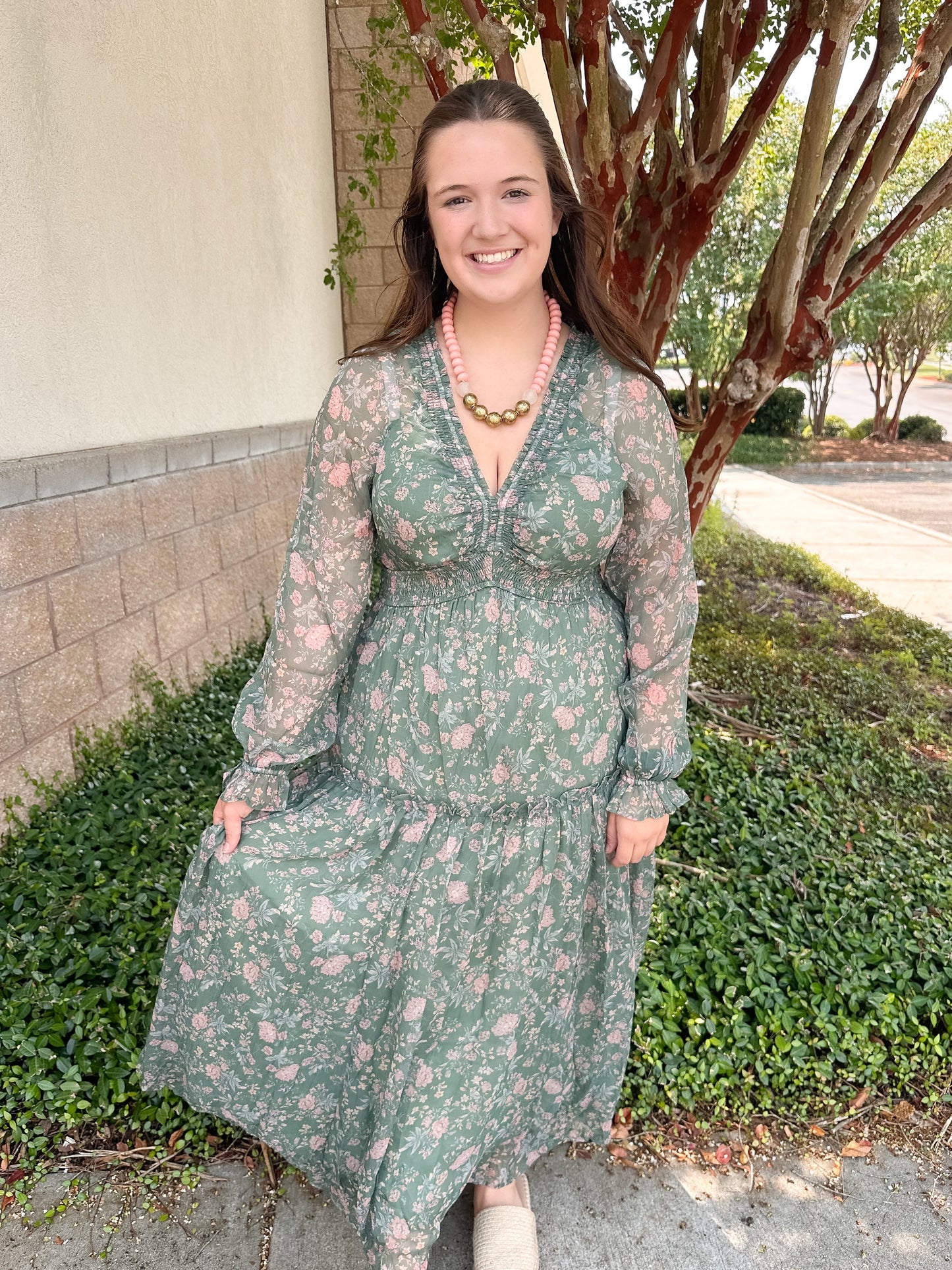 Megan Floral Maxi Dress
