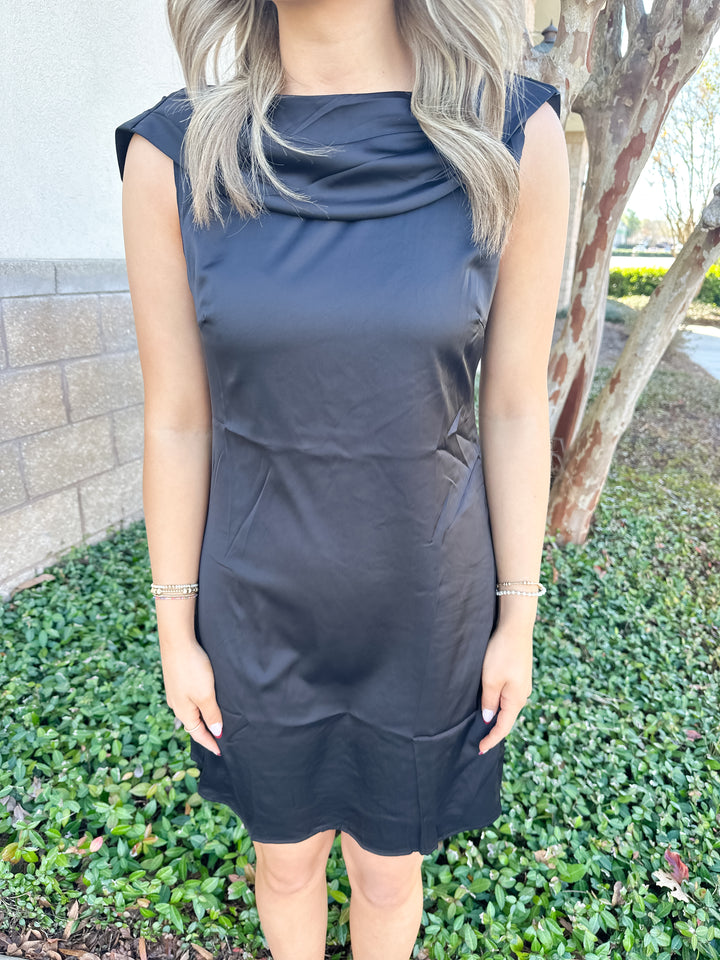 Nancy Satin Drape Dress