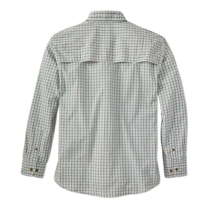 TSG Brooks Bamboo L/S Sport Shirt - Field Plaid Green