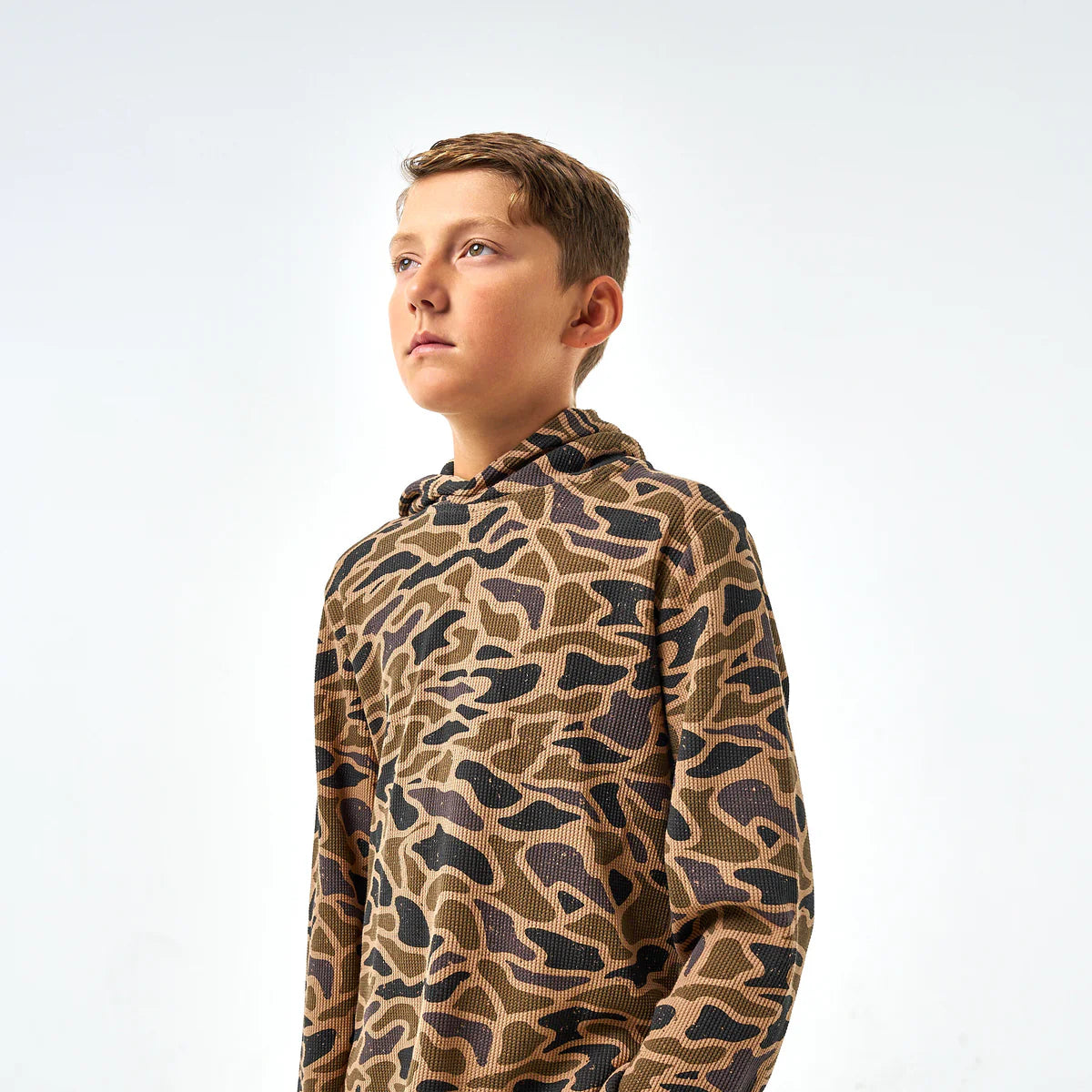 Burlebo Youth Thermal Hoodie - Gauge Camo
