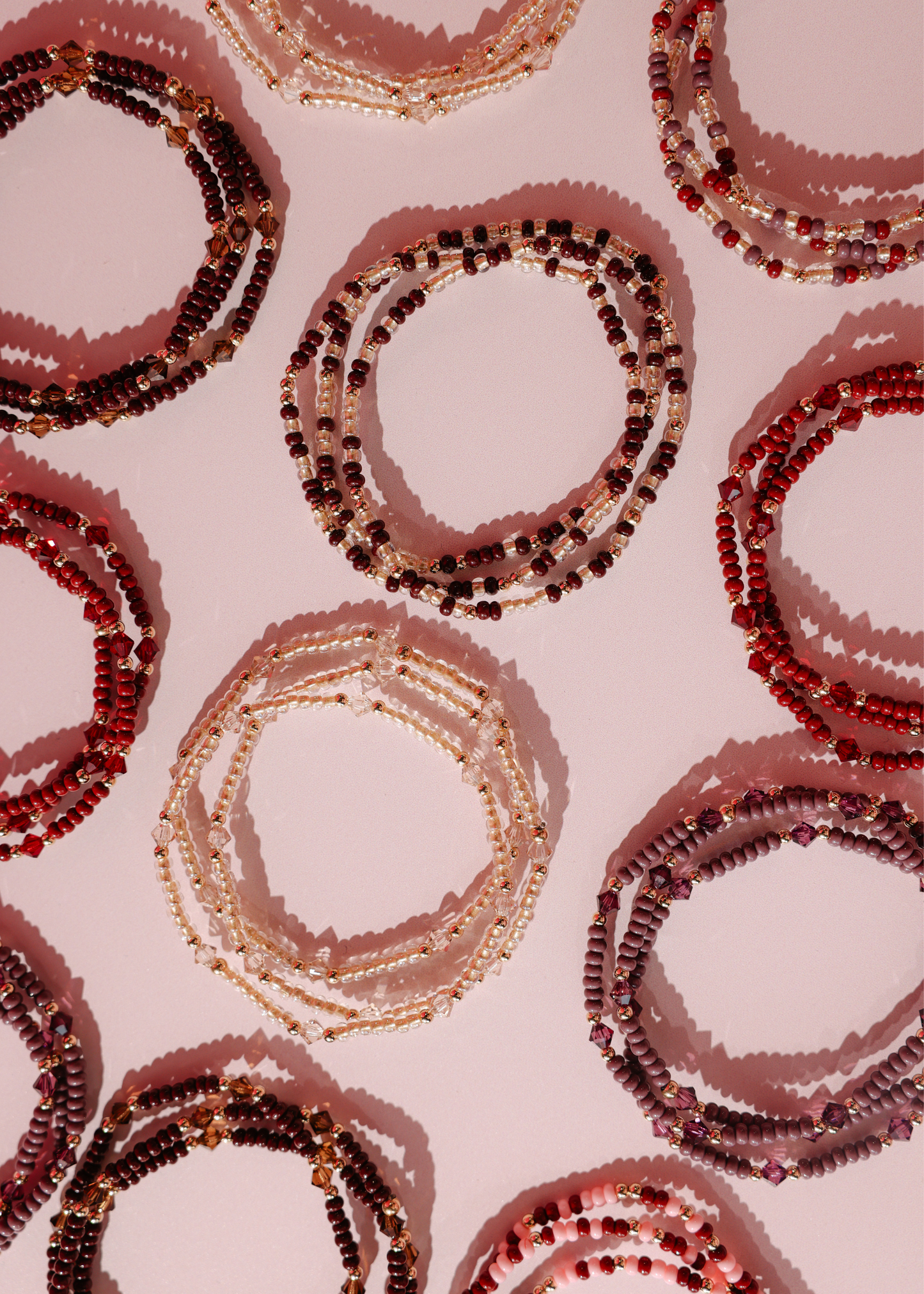 Eleanor Bracelet in Plum: Standard 6.75 inch