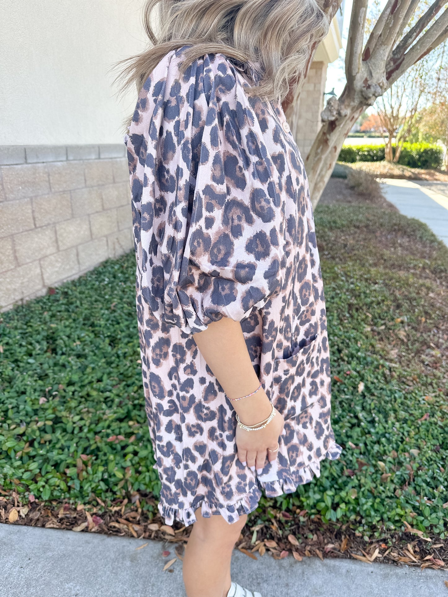 Going Wild Denim Dress