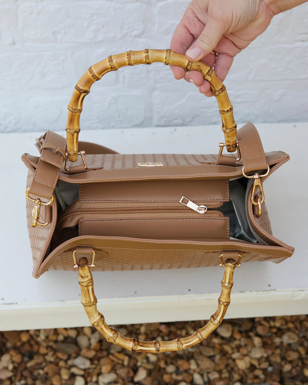 CH Palmer Tote - Woven Tan