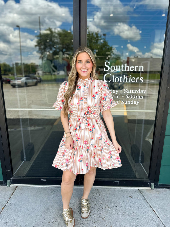Linda Belted Dress