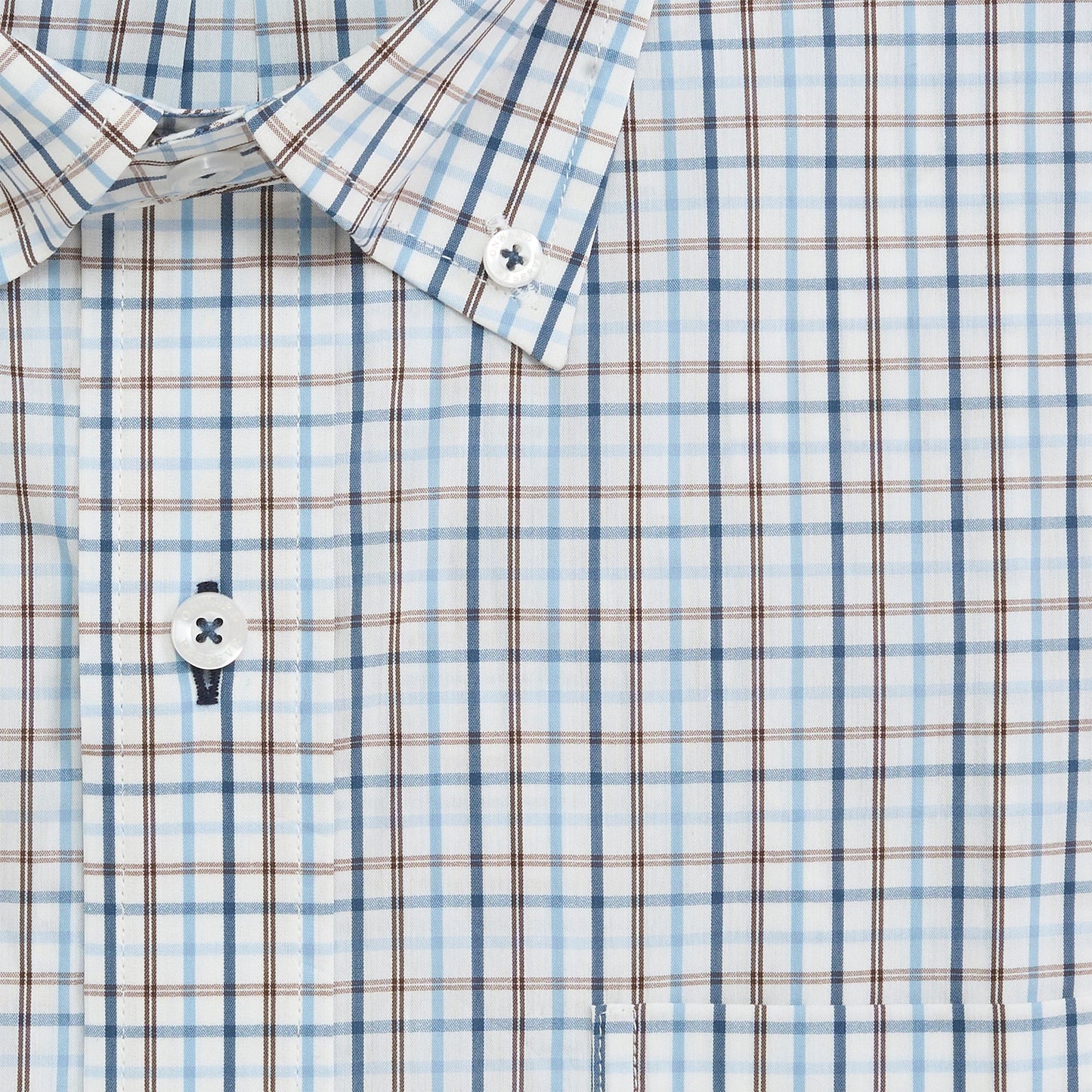 Onward Reserve Noble Classic Fit Quad Shirt - Chocolate