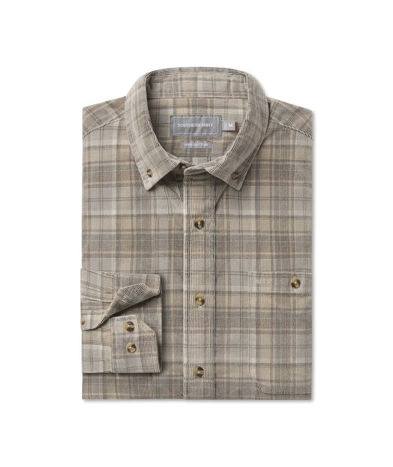 SSCO Men’s Braxton Lightweight Cord Flannel - Hillside