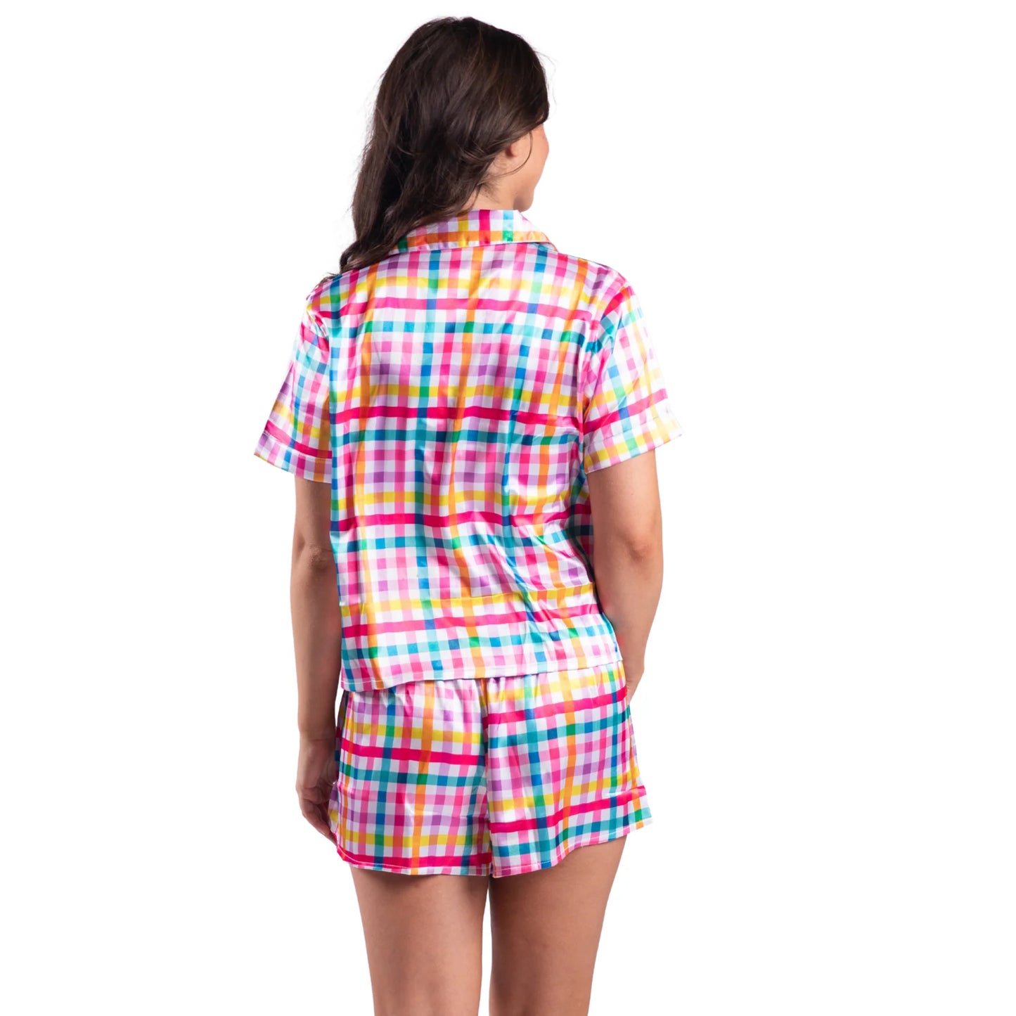 JM PJ Short Set - Gingham