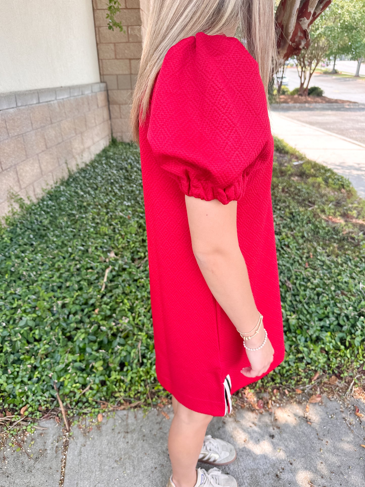 Andie Dress - Red & Black