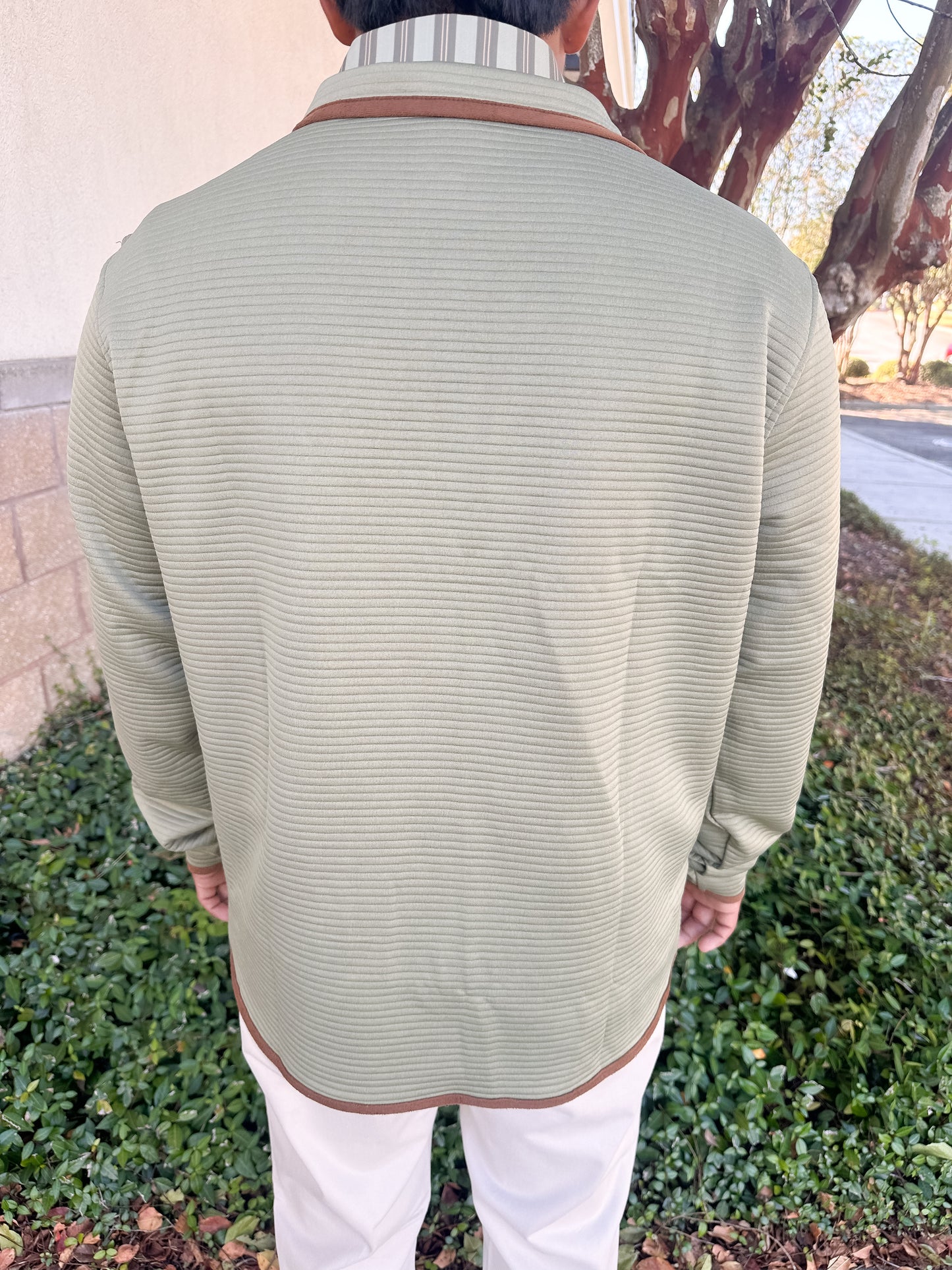 S. Casanova Samson Quarter Snap - Field Green