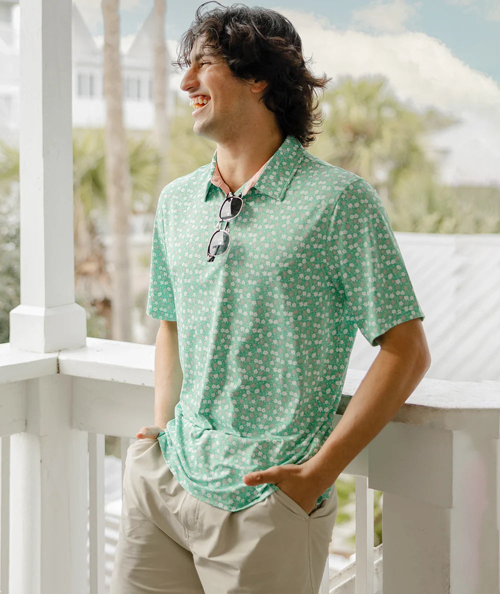 SSCO Men’s Field Bloom Printed Polo