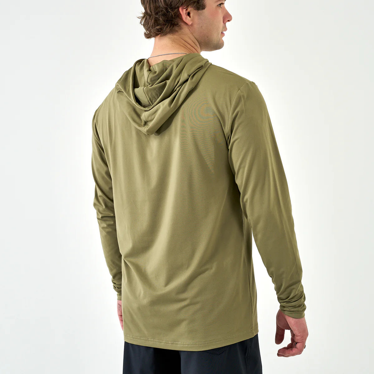 Burlebo Men’s Performance Hoodie - Sea Breeze Green