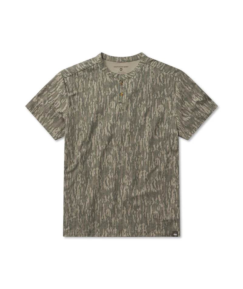 SSCO Men’s Max Comfort Henley SS - Tree Bark